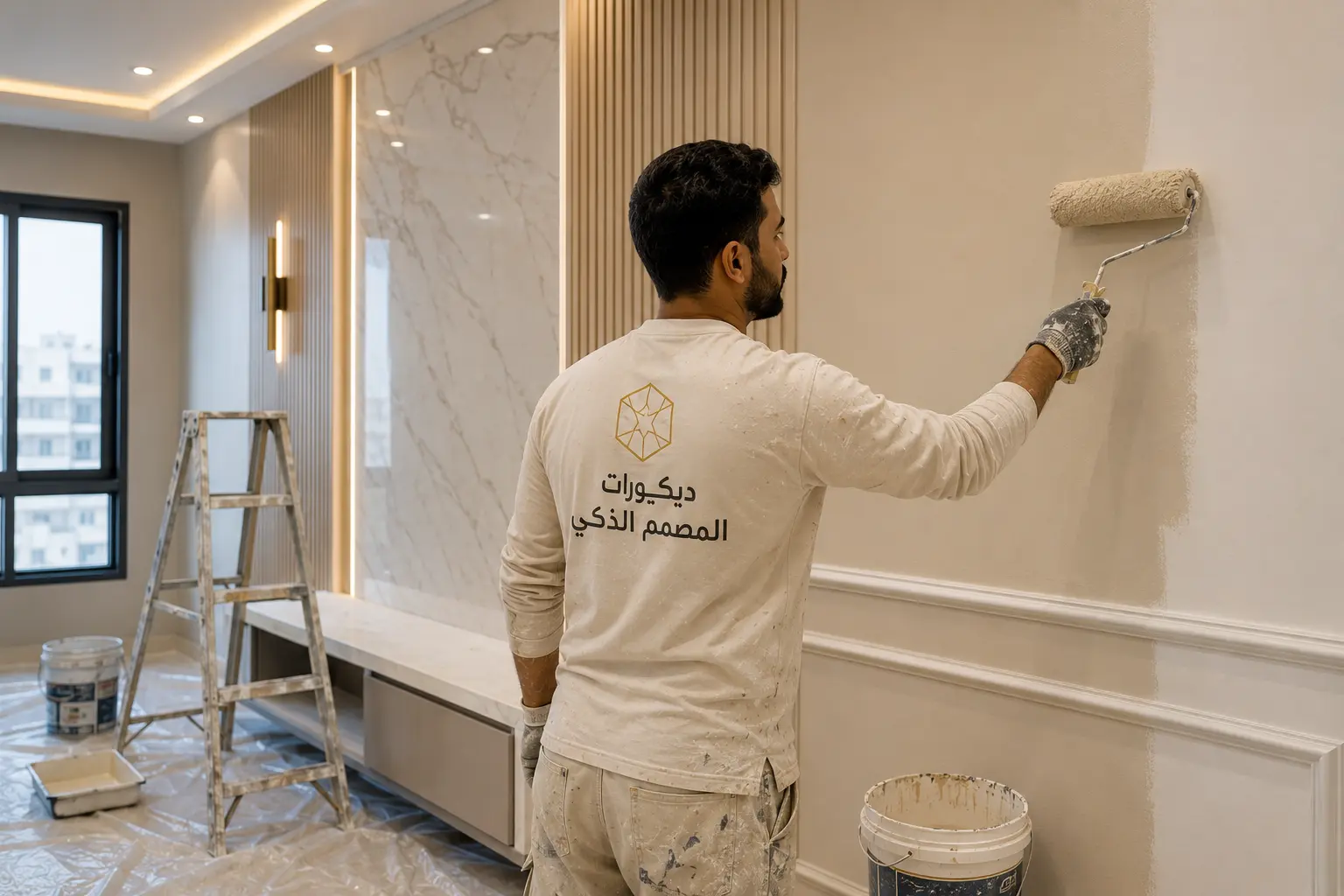 معلم دهانات مكة: كيف تختار أفضل فني دهانات للحصول على تشطيب احترافي؟